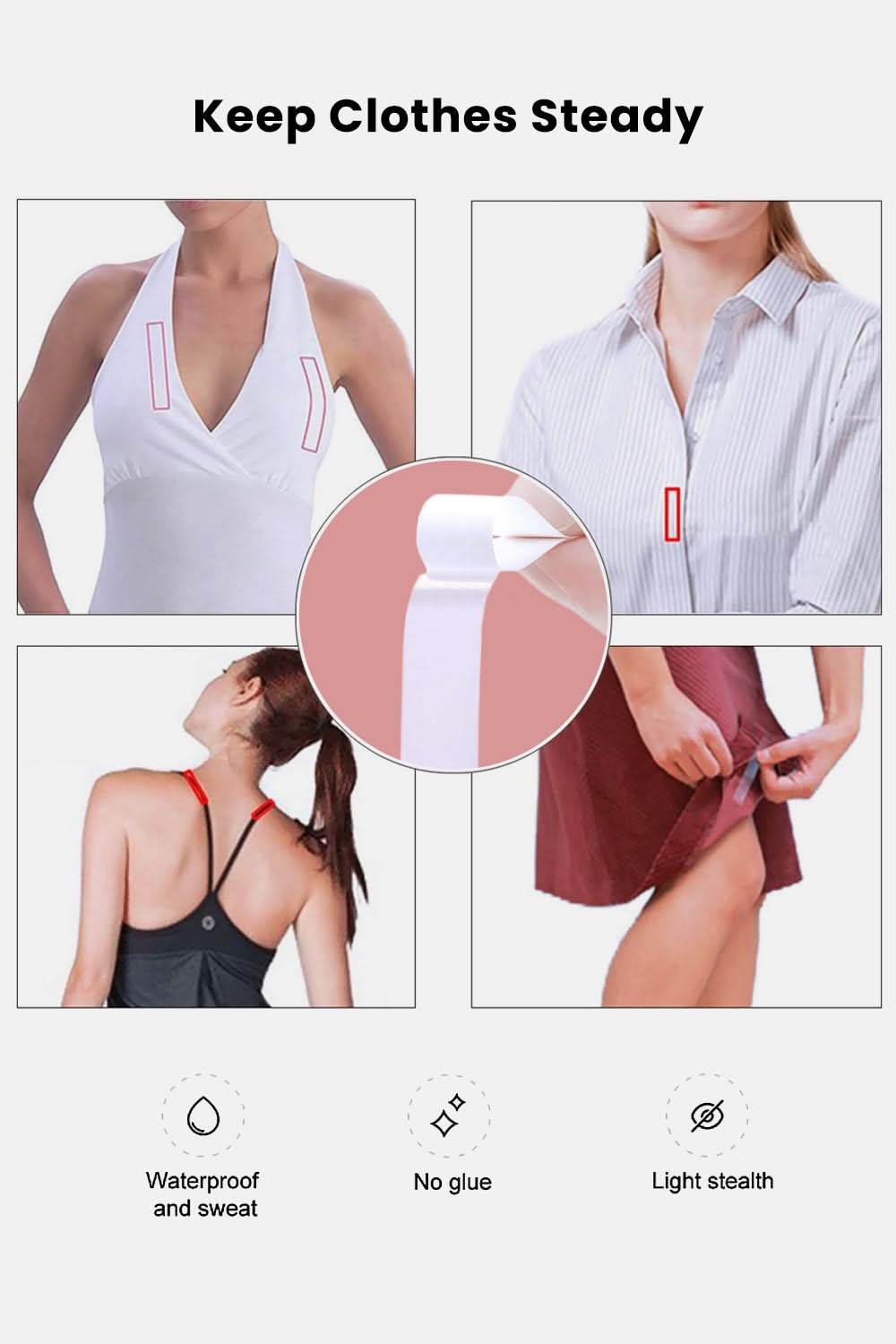 Intimacy Double Sided Hypoallergenic Fashion Body Tape - Naidu Hall Family Store