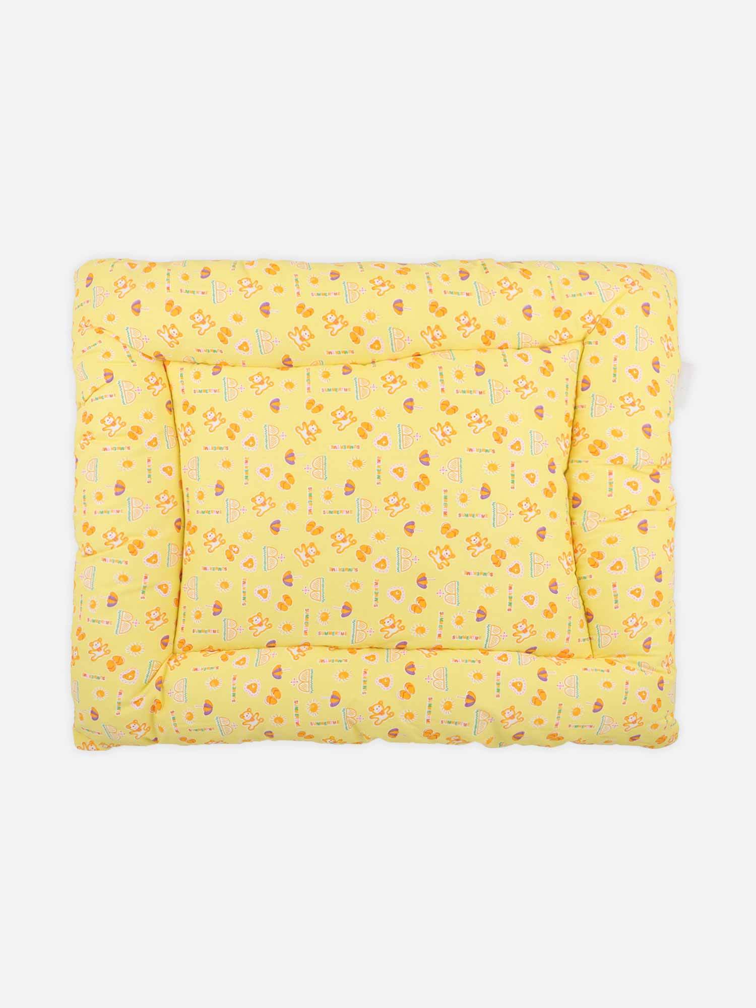 Oh Baby Printed Cotton Infants Sleeping Bed Assorted - Head and Side Pillow - Naidu Hall Family Store
