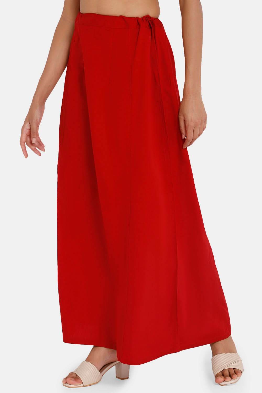 Premium 100% Cotton Saree Inskirt in Popular Colors | Naidu 7-Part Saree Hall Petticoat HC40 - Naidu Hall Family Store