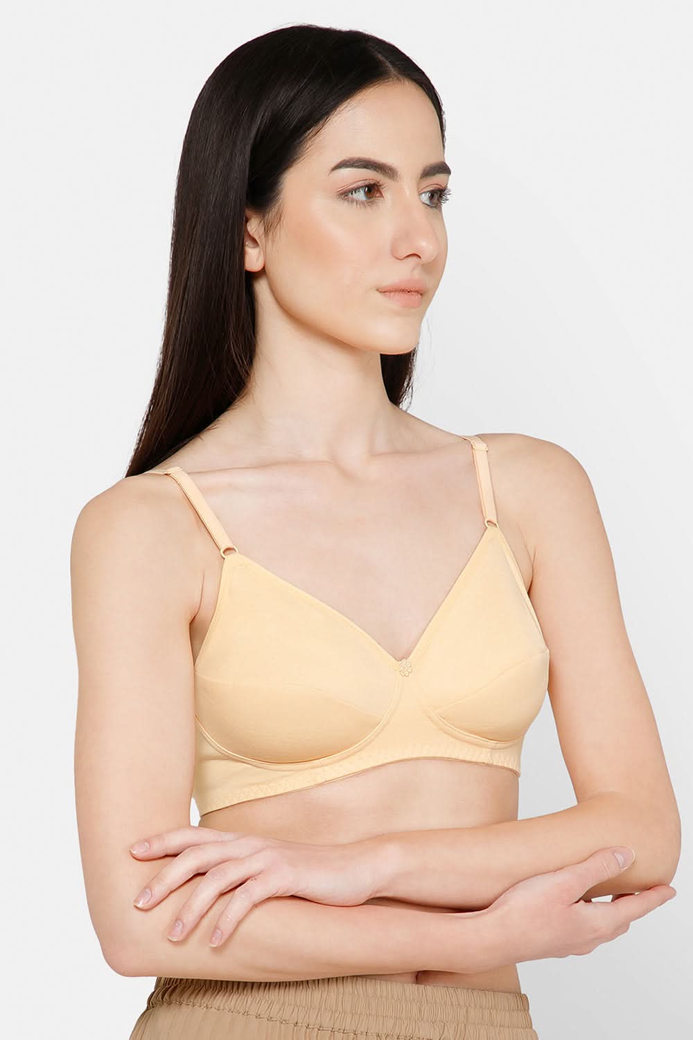 Skin Colour Everyday Saree and Salwar Bra – Glori by INaidu Hall, Non-Wired, Non-Padded, Comfortable Fit for Daily Use