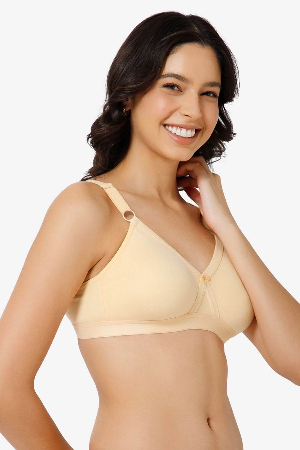High Coverage Broad Strap Non-Wired Non-Padded All-Rounder Intimacy Everyday T-Shirt Bra - EC05 - Naidu Hall Family Store