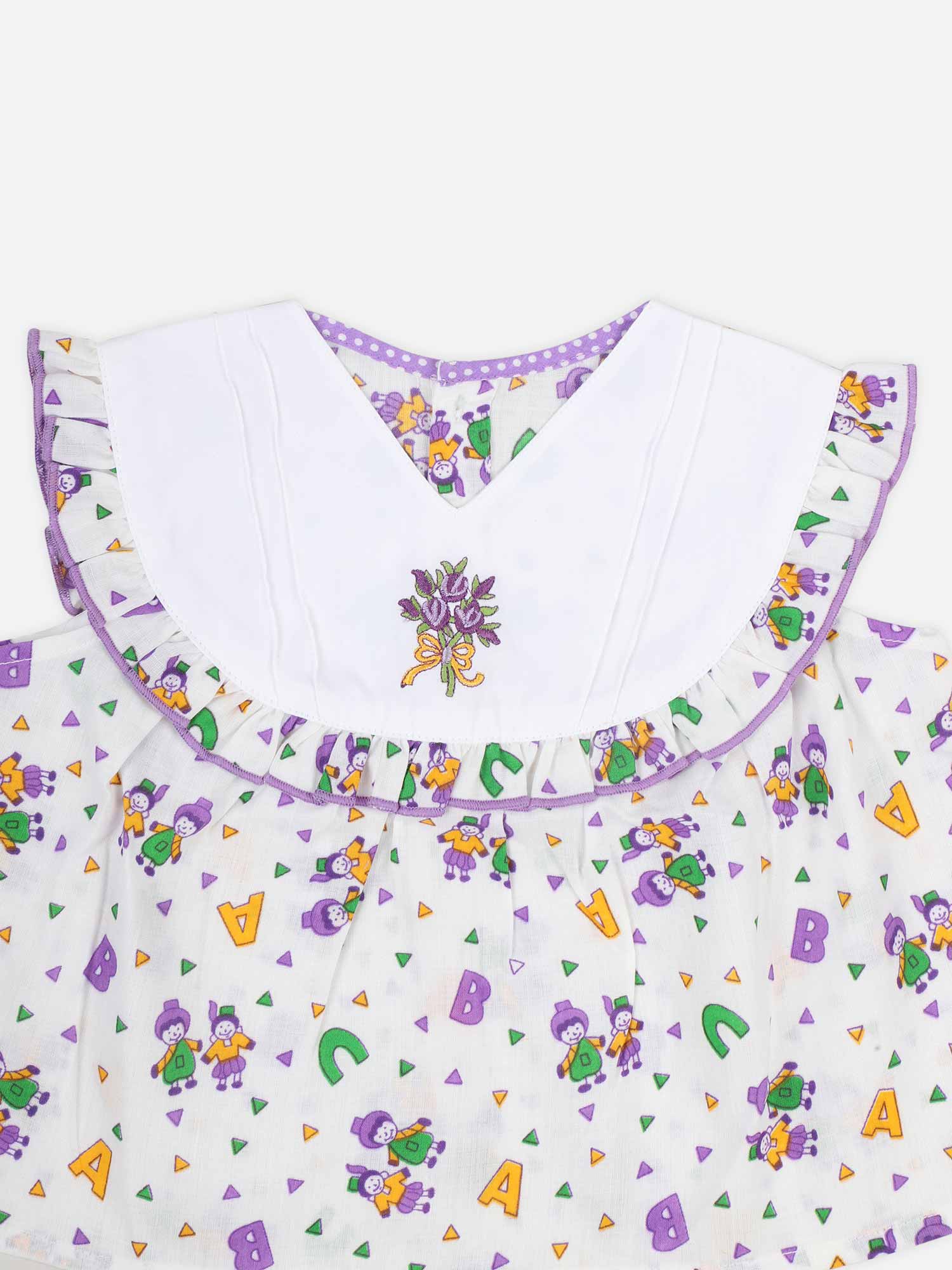 Oh Baby Printed Back Open-Button Assorted - Tv03