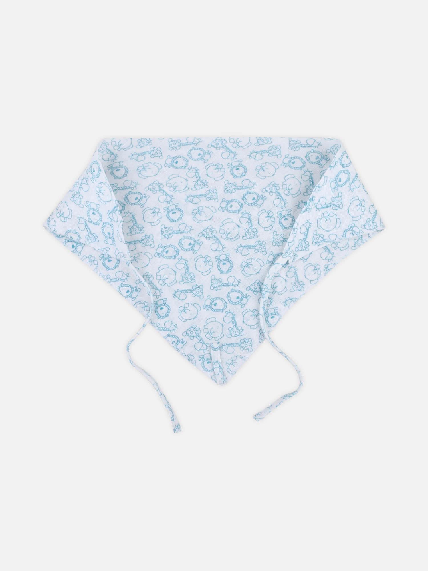 Oh Baby Printed Triangle Nappies Blue - Trpr