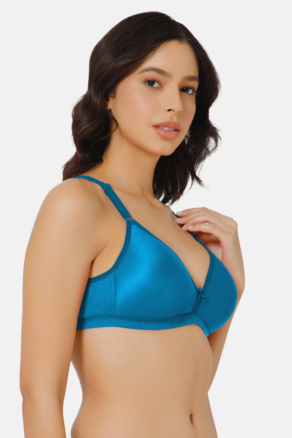 Nova Everyday T-Shirt Bra in Blue Attol with Stylish Seamless Design