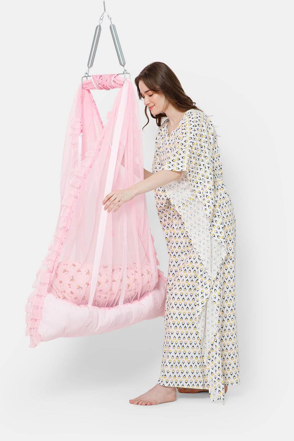Oh Baby Printed Thuli Bed Pink - Bepr - Naidu Hall Family Store