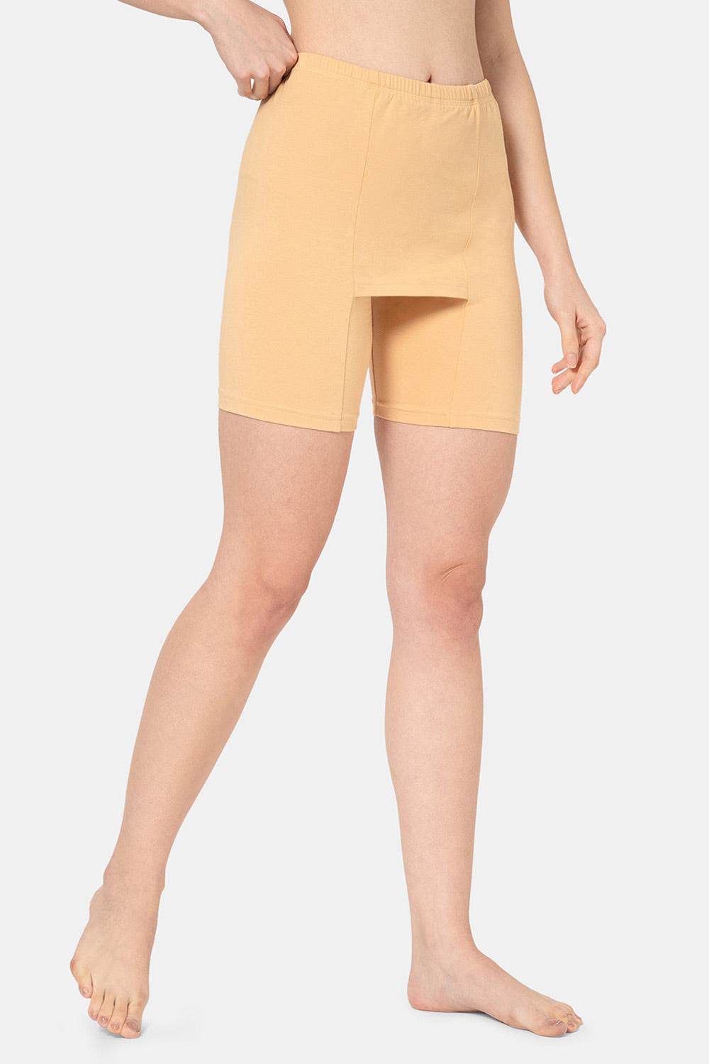 Intimacy Cotton Stretch Double Layer Shorts Mid Waist Sweat Absorbent Comfort Fit - DL01 - Naidu Hall Family Store