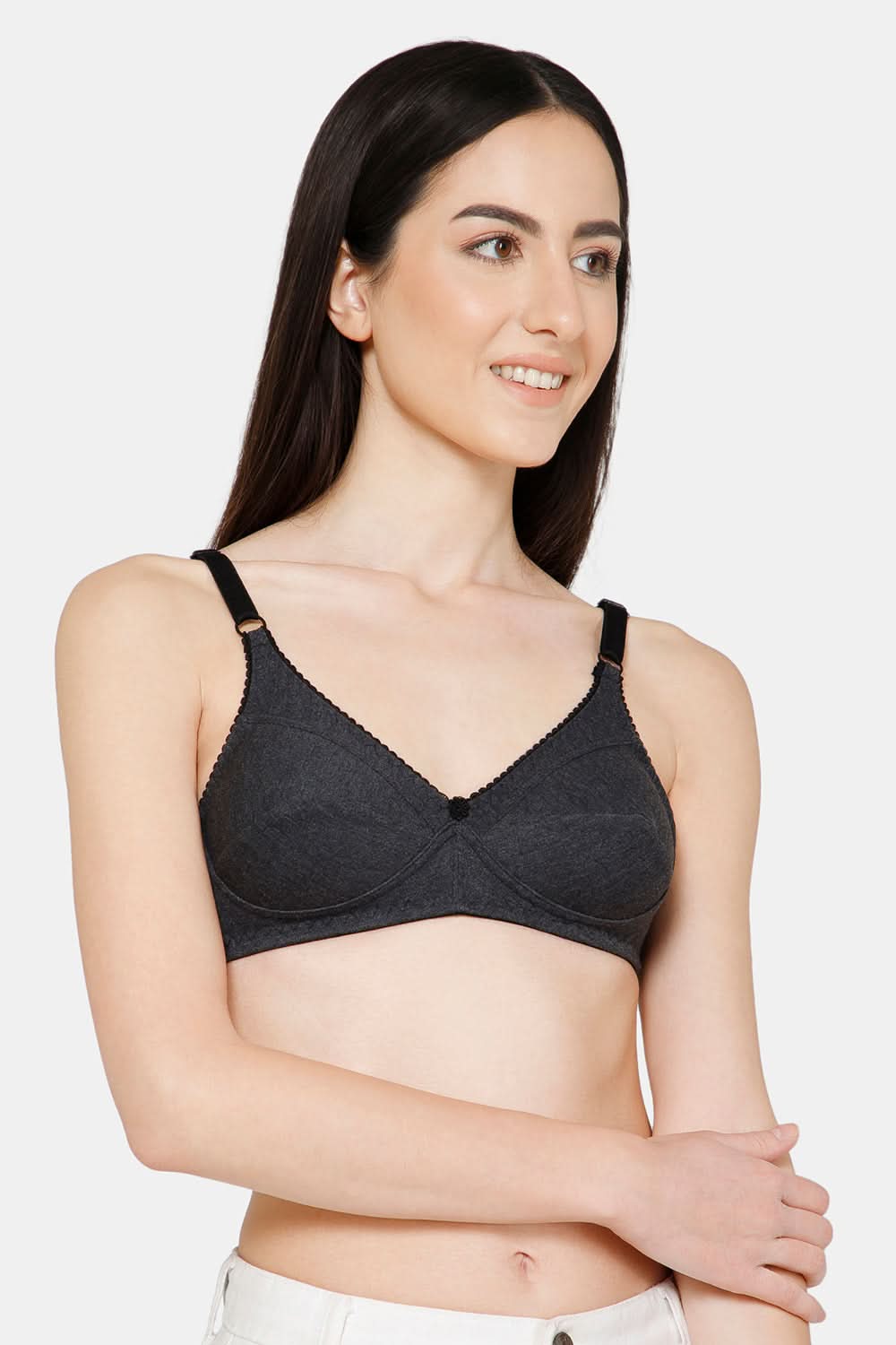 Naidu Hall Charmi Cotton Blend High-Coverage Non-Wired Saree and Salwar Bra with Adjustable Straps