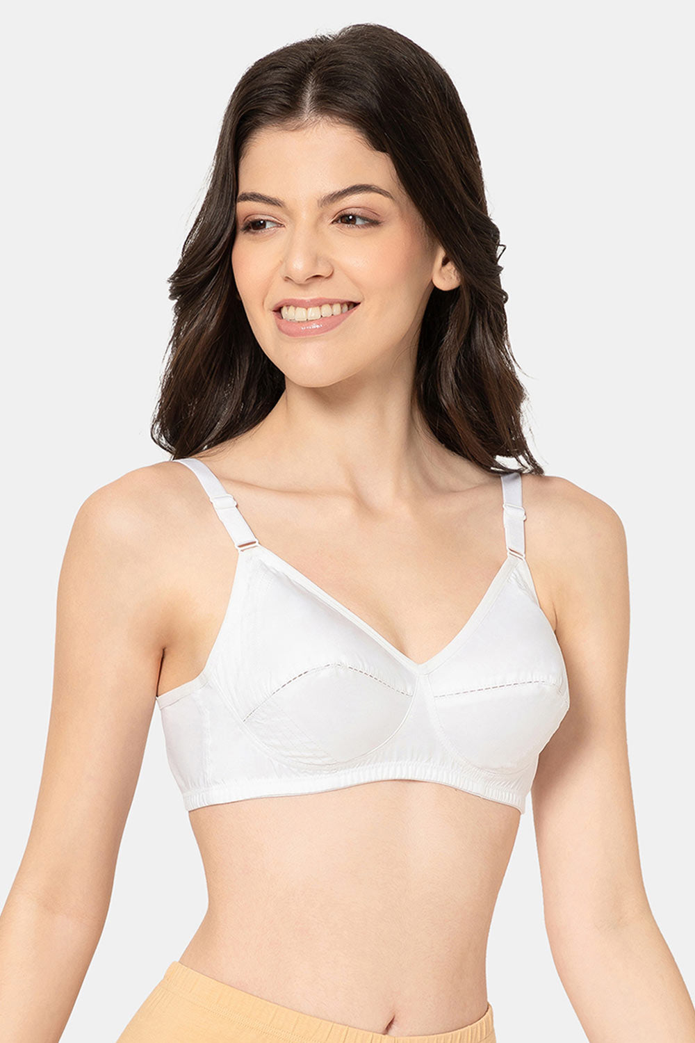Naidu hall Cotton Bra for Women – Non-Wired Full Coverage Everyday Bra for Sarees - ES2W