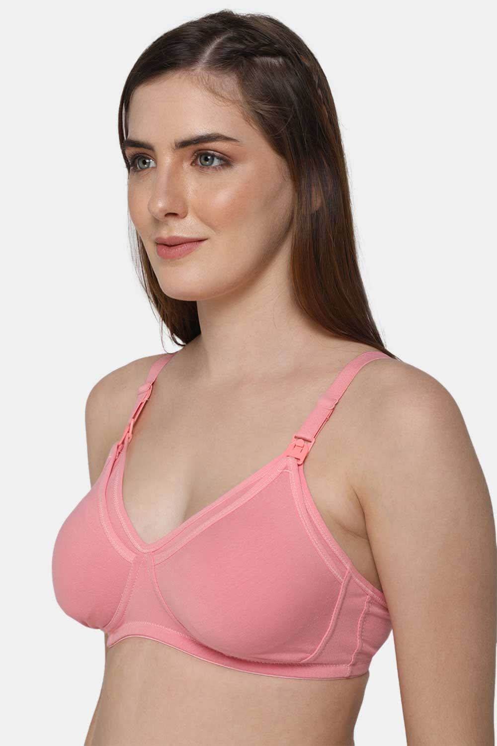 Moisture absorbent Cotton Blend Medium Coverage Non-Padded Intimacy Nursing Bra Other Shades- FB909 - Naidu Hall Family Store