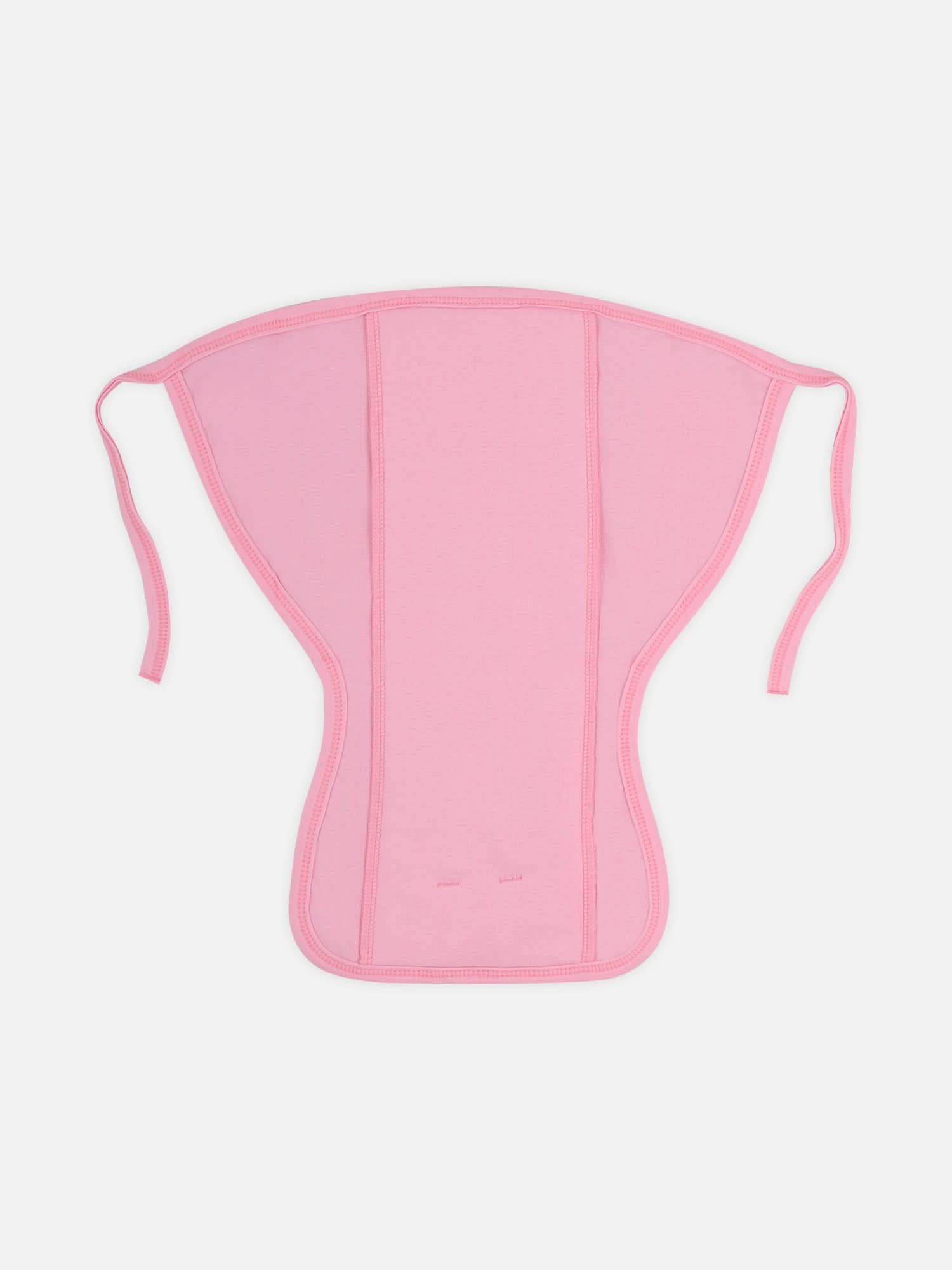 Oh Baby Plain Embroidery Knitted Round Pink - Rdpl