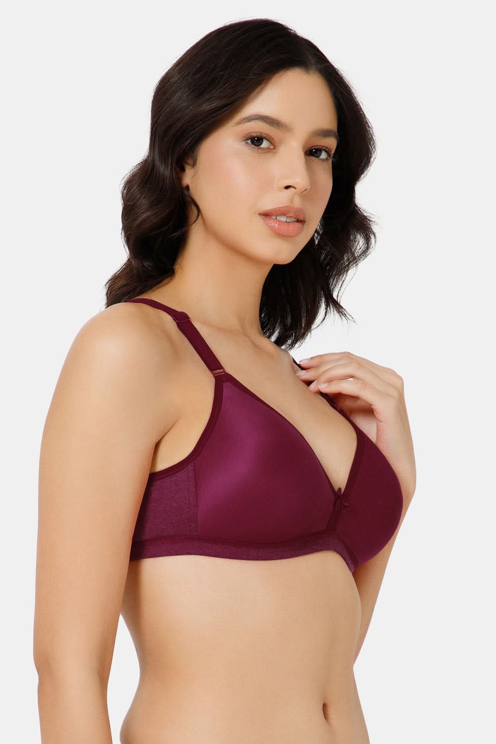 Nova Everyday Padded T-Shirt Bra in Wine for Stylish and Comfortable Look