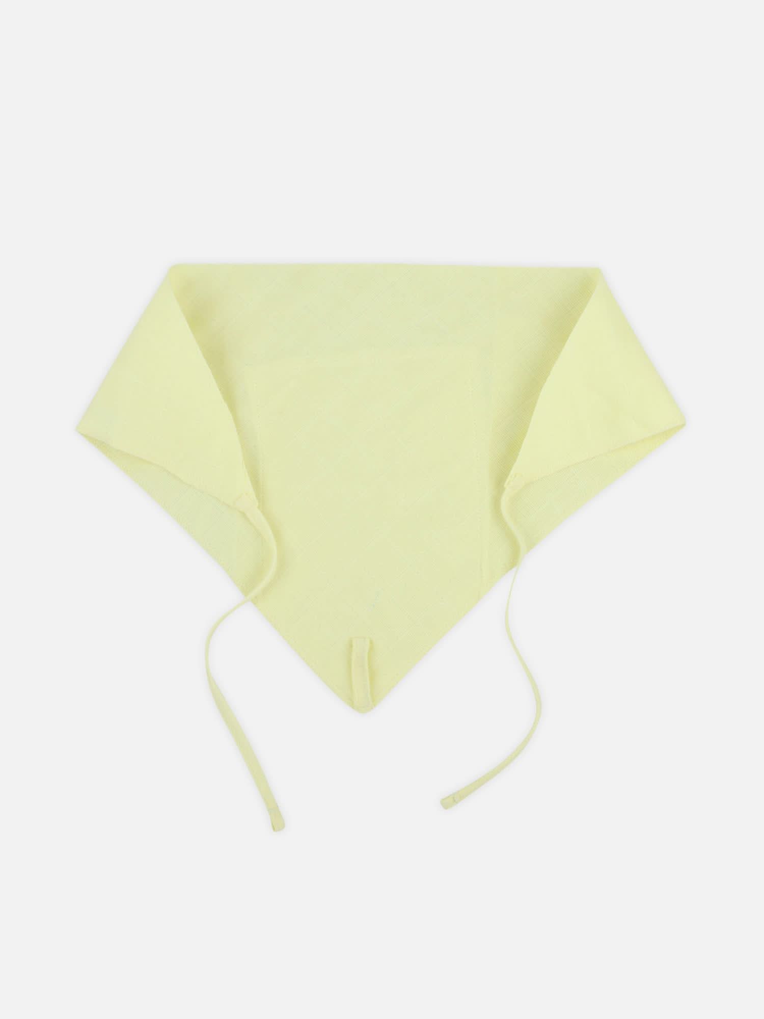 Oh Baby Plain Triangle Nappies Yellow - Trpl