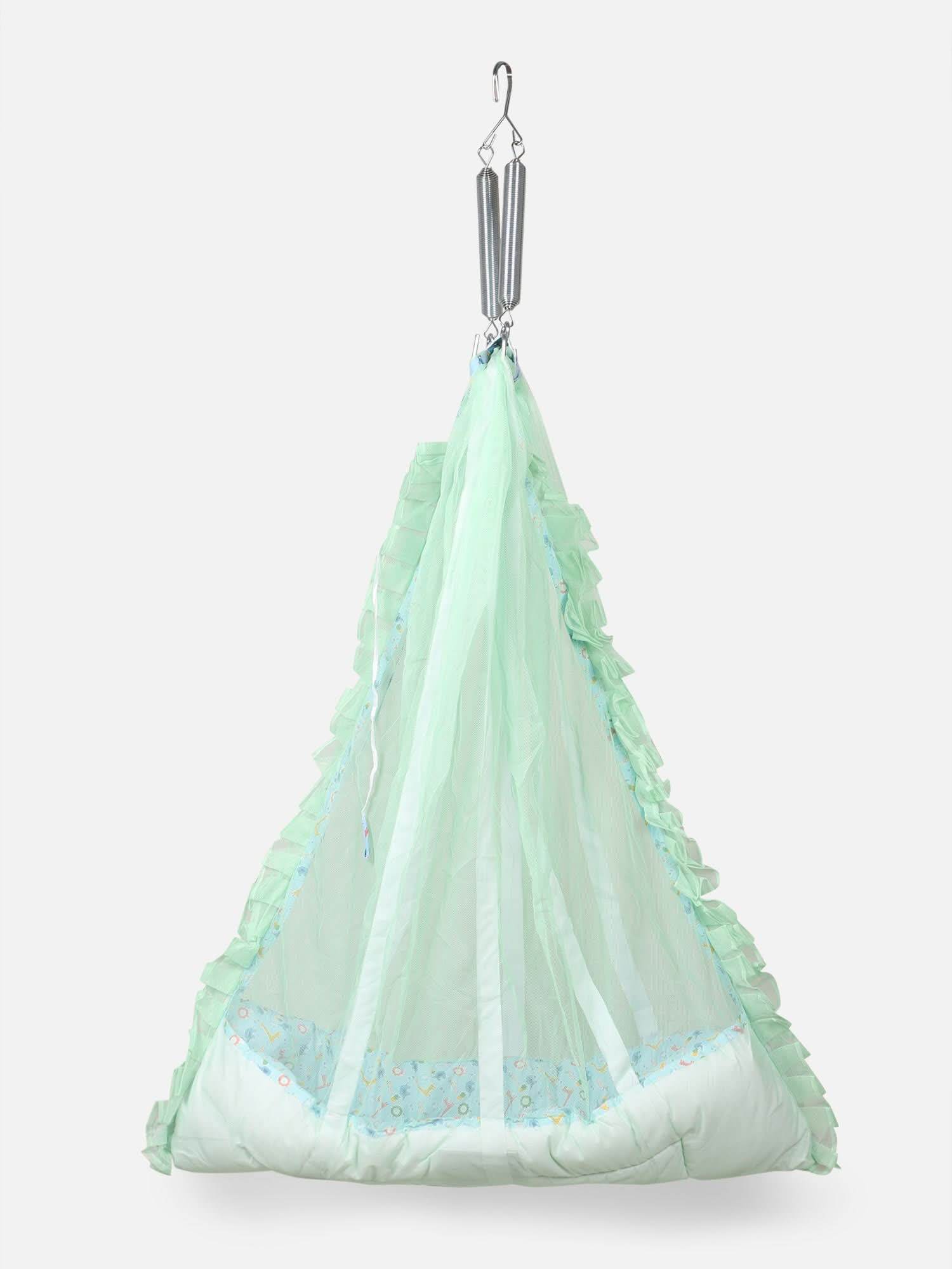 Oh Baby 100% Cotton Printed Infants Thuli Mosquito Net Bed for Kids - Bepr - Naidu Hall Family Store