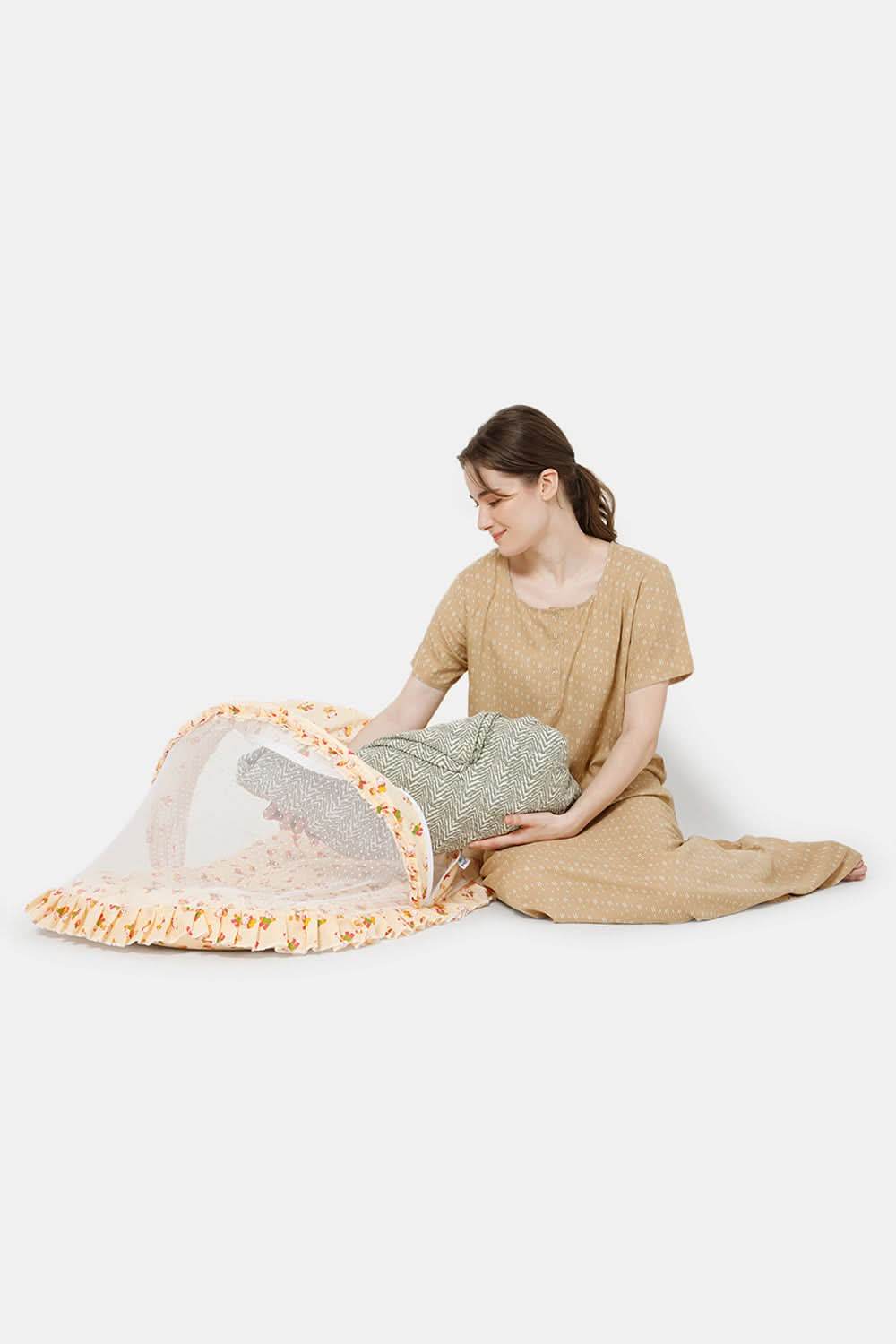 Oh Baby Printed Mosquito Net Bed Assorted - Without Pillow - Naidu Hall Family Store