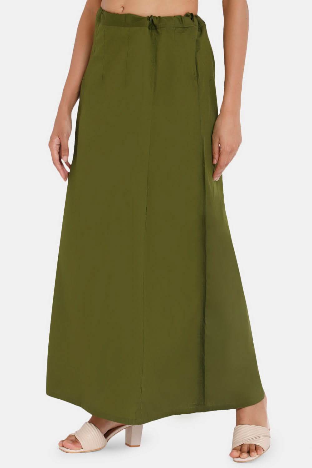 Premium 100% Cotton Saree Inskirt in Popular Colors | Naidu 7-Part Saree Hall Petticoat HC40 - Naidu Hall Family Store