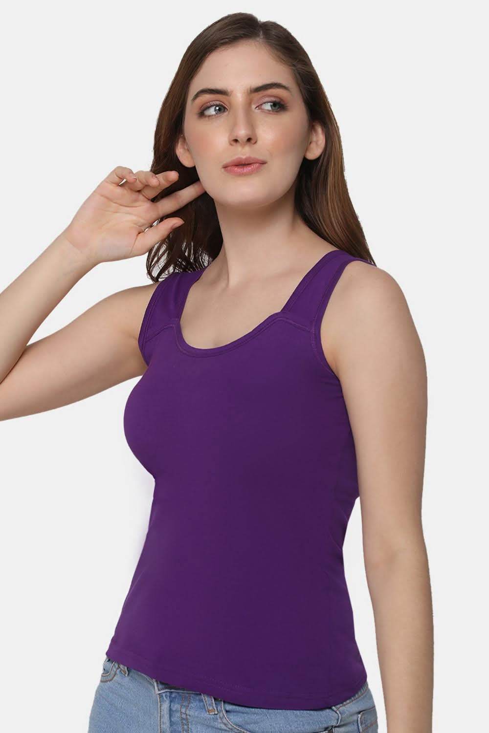 Full Coverage Sweat Absorbent Intimacy Cotton Tanktop - IN07 - Naidu Hall Family Store