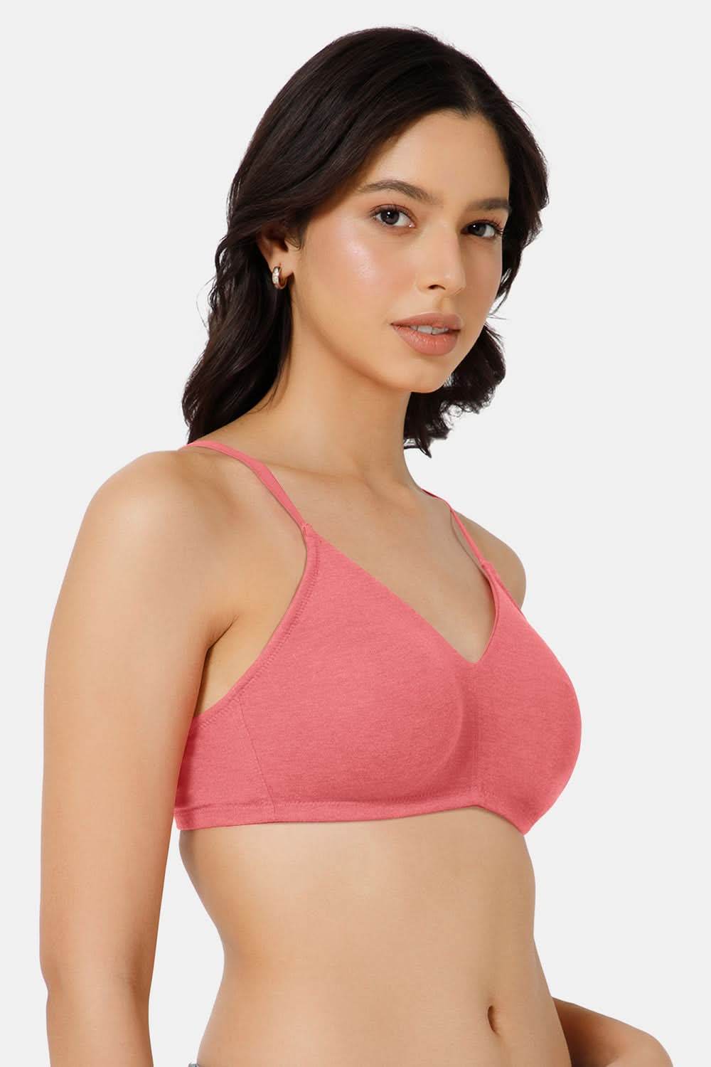 Nora Non-Wired Seamless Everyday T-Shirt Bra with Double-Layered Support - Naidu Hall Family Store