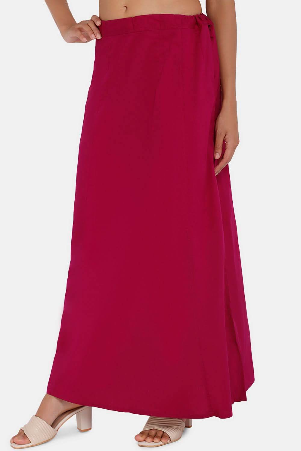 Premium 100% Cotton Saree Inskirt in Popular Colors | Naidu 7-Part Saree Hall Petticoat HC40 - Naidu Hall Family Store