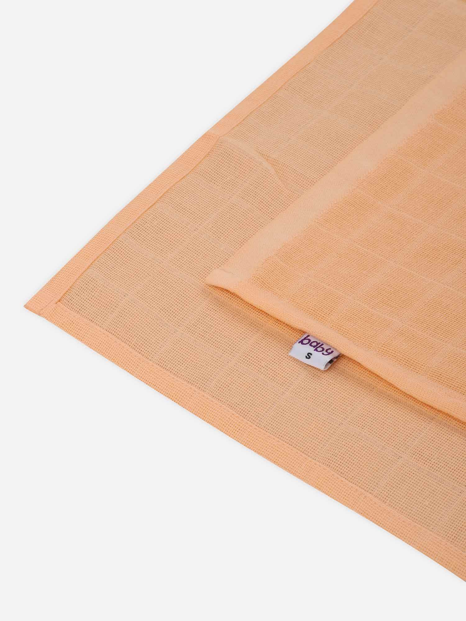 Oh Baby Plain Square Nappies Orange - Sqpl - Naidu Hall Family Store