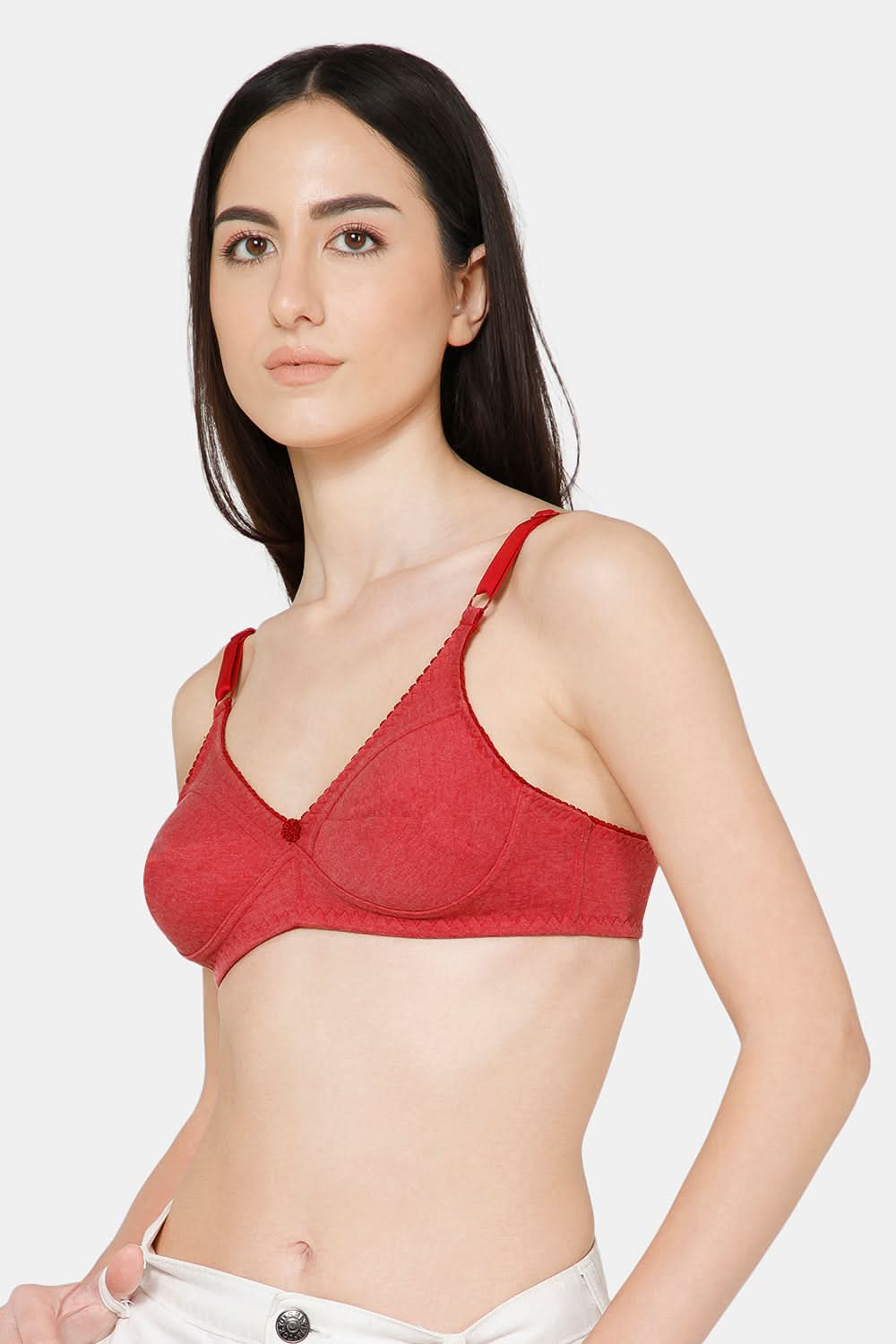 Naidu Hall Charmi Cotton Blend High-Coverage Non-Wired Saree and Salwar Bra with Adjustable Straps