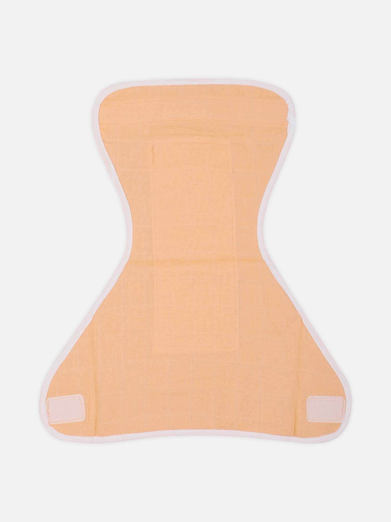 Oh Baby Plain Velcro Nappies Orange - Ltpl - Naidu Hall Family Store