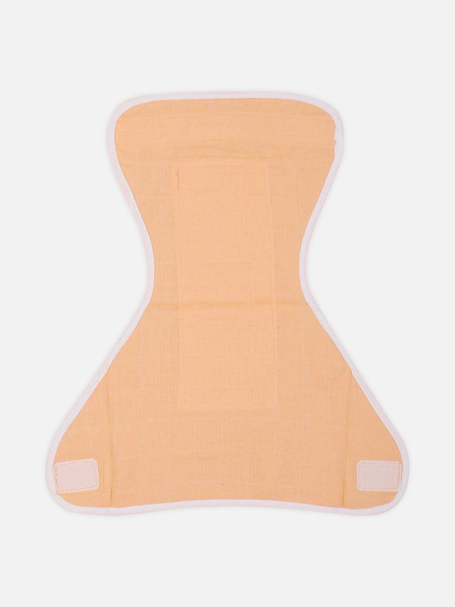 Oh Baby Plain Velcro Nappies Orange - Ltpl