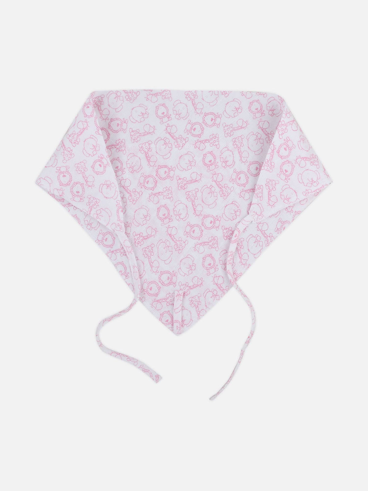 Oh Baby Printed Triangle Nappies Pink - Trpr