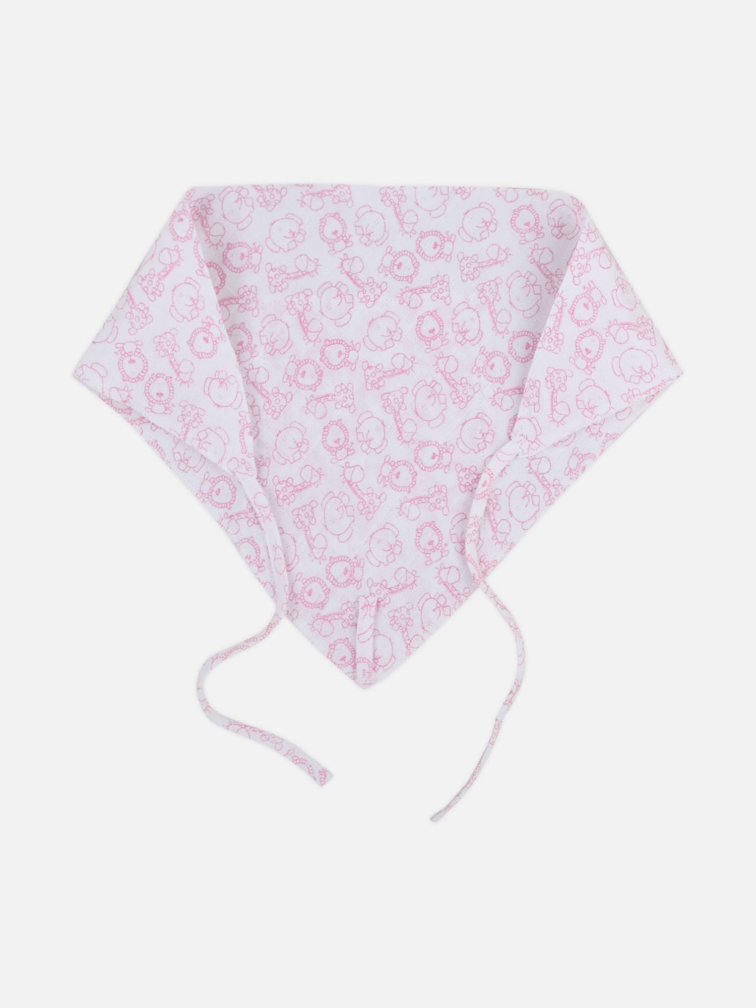 Oh Baby Printed Triangle Nappies Pink - Trpr