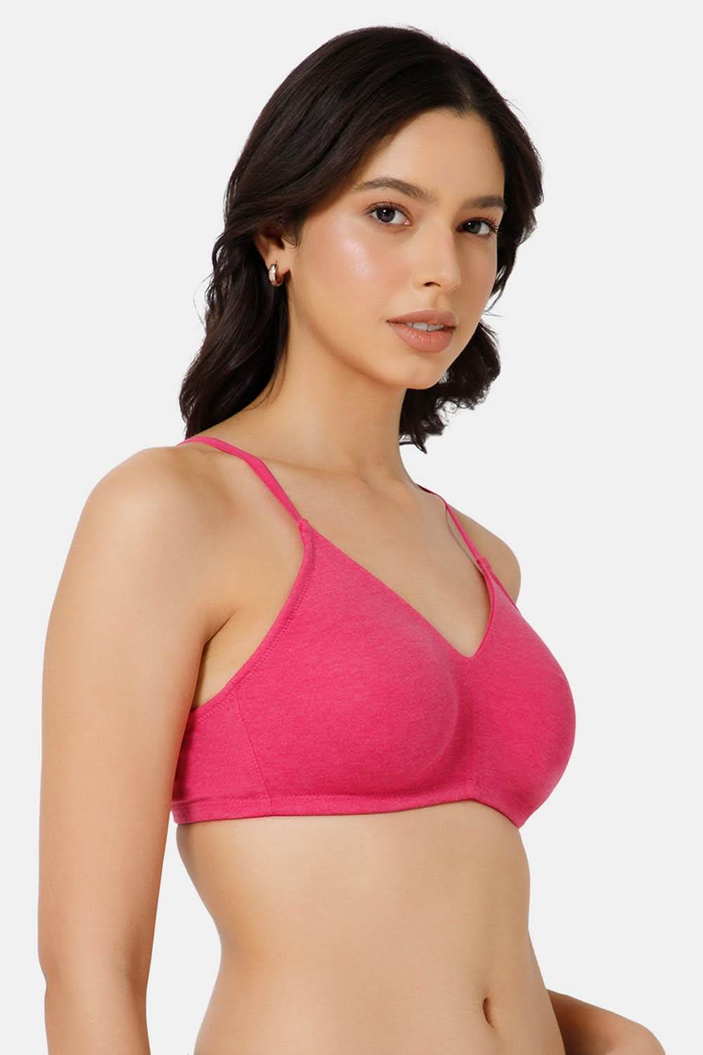 Nora Non-Wired Seamless Everyday T-Shirt Bra with Double-Layered Support - Naidu Hall Family Store