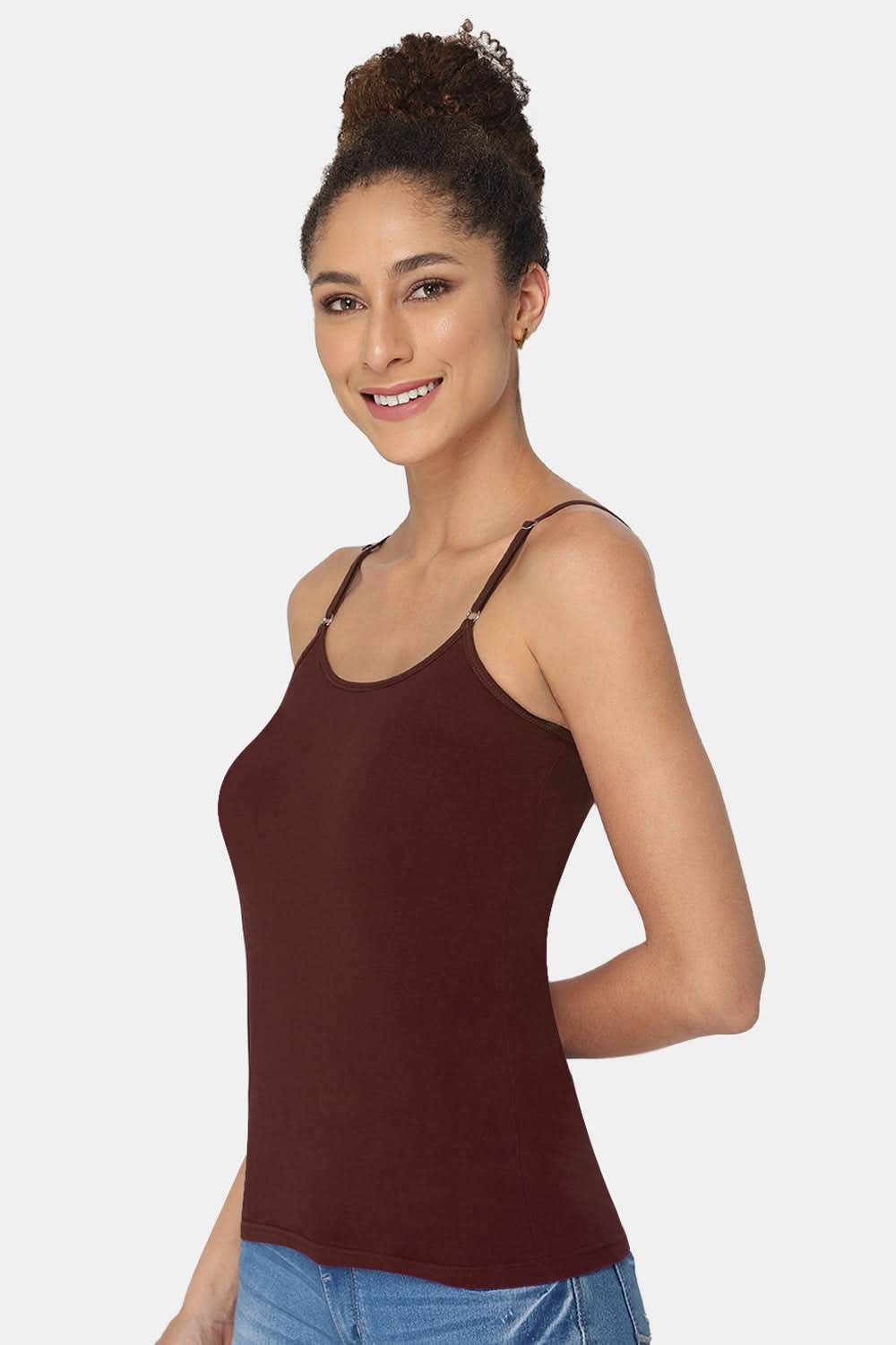 Intimacy Full Coverage Cotton Slip Camisole – IN08 | Non-Padded & Wire-Free Comfort Design - Naidu Hall Family Store