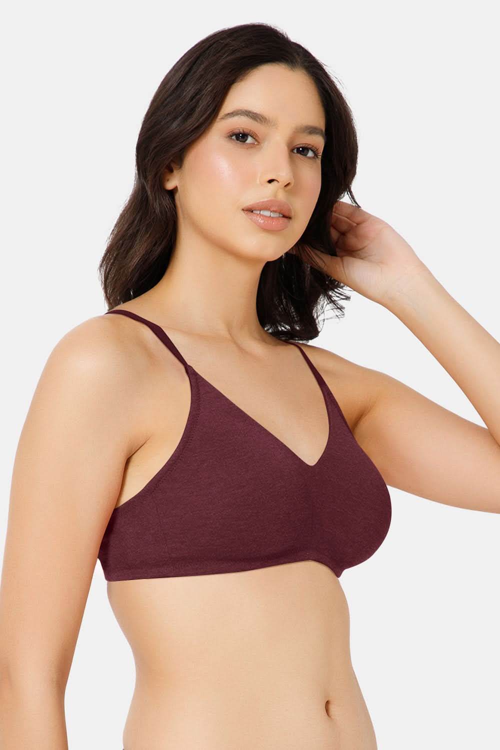 Nora Non-Wired Seamless Everyday T-Shirt Bra with Double-Layered Support - Naidu Hall Family Store