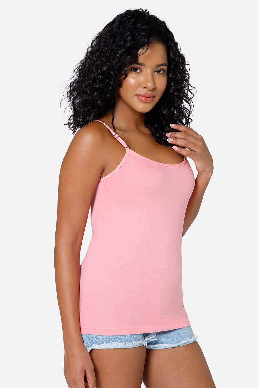 Intimacy Full Coverage Cotton Slip Camisole – IN08 | Non-Padded & Wire-Free Comfort Design - Naidu Hall Family Store