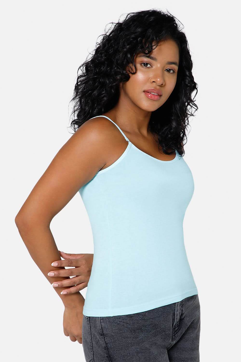 Intimacy Full Coverage Cotton Slip Camisole – IN15 | Non-Wired, Non-Padded & Ultra-Comfortable - Naidu Hall Family Store