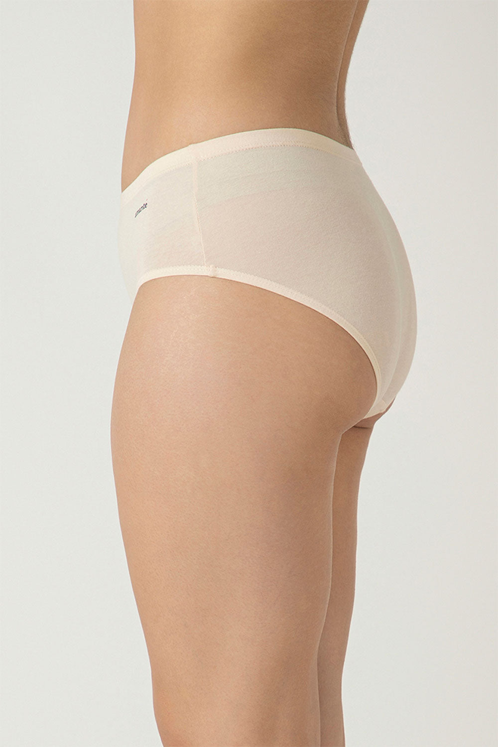 Amante Women's Cotton Hipster Panties Pack of 3 – Mid Rise Soft Stretch Breathable Everyday Underwear with Full Back Coverage - PPK43005