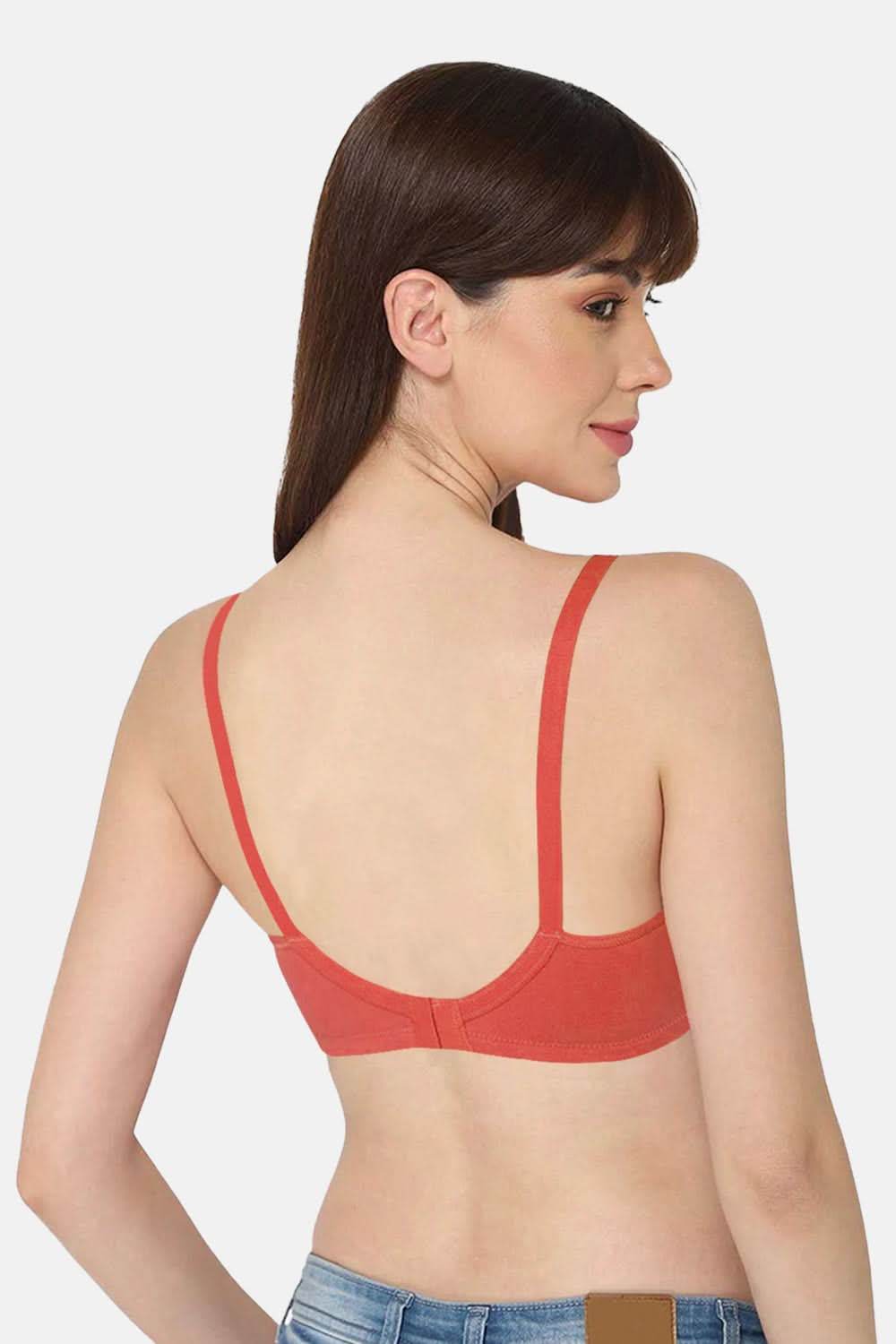 High Coverage Non-Wired Non-Padded Intimacy T-shirt Saree Bra - ES02 - Bright Shade - Naidu Hall Family Store
