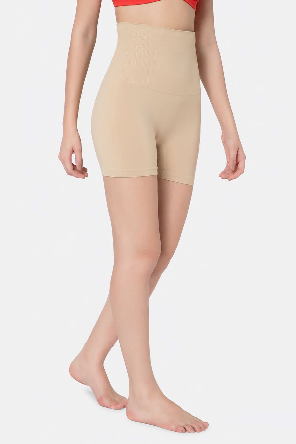 Intimacy Ultra Stretch High Waist Shaping Nylon Skin Shorts | Tummy Control & All-Day Comfort | ZH01