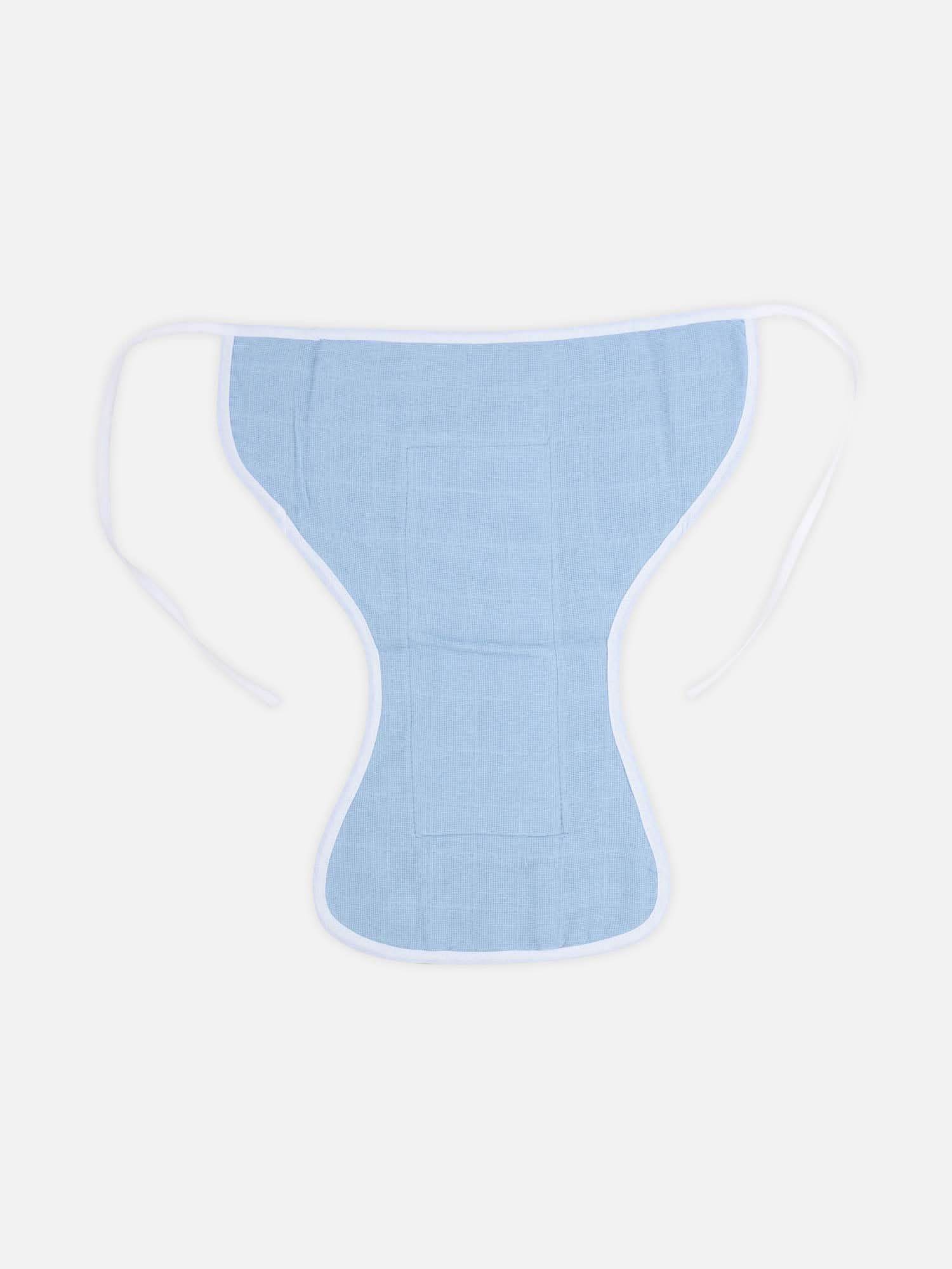 Oh Baby Plain Round Nappies Blue - Rdpl - Naidu Hall Family Store