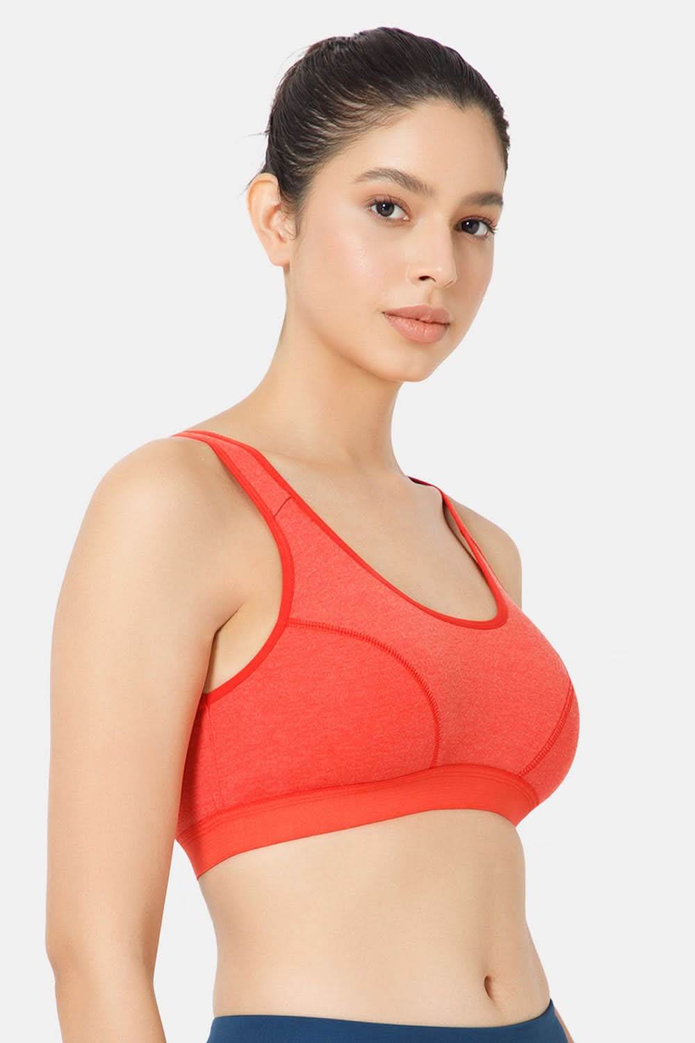 Naidu Hall Cotton Sports Bra - Erica | High Coverage, Cut & Sew Design, Effortless Comfort - Naidu Hall Family Store