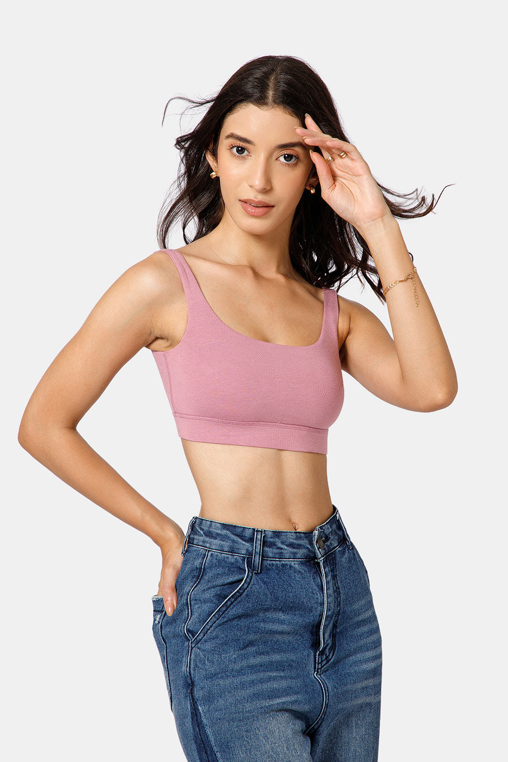 Intimacy Cotton Modal Non-Wired Non-Padded Bralette-GB01