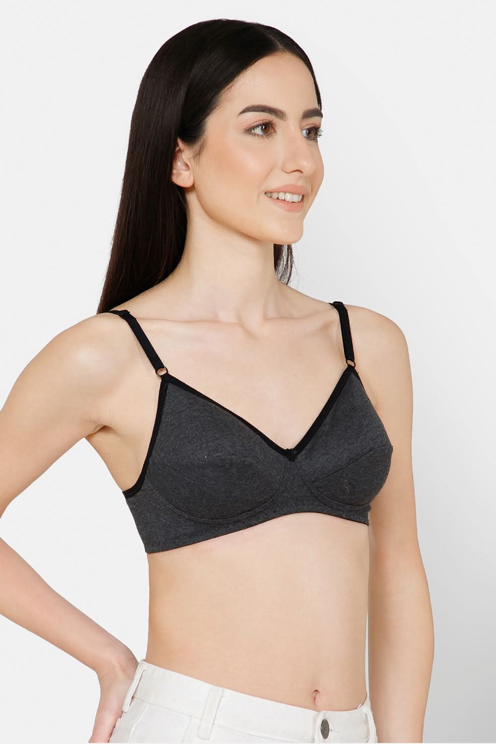 Black Colour Everyday Saree and Salwar Bra – Glori by INaidu Hall, Non-Wired, Non-Padded, Comfortable Fit for Daily Use