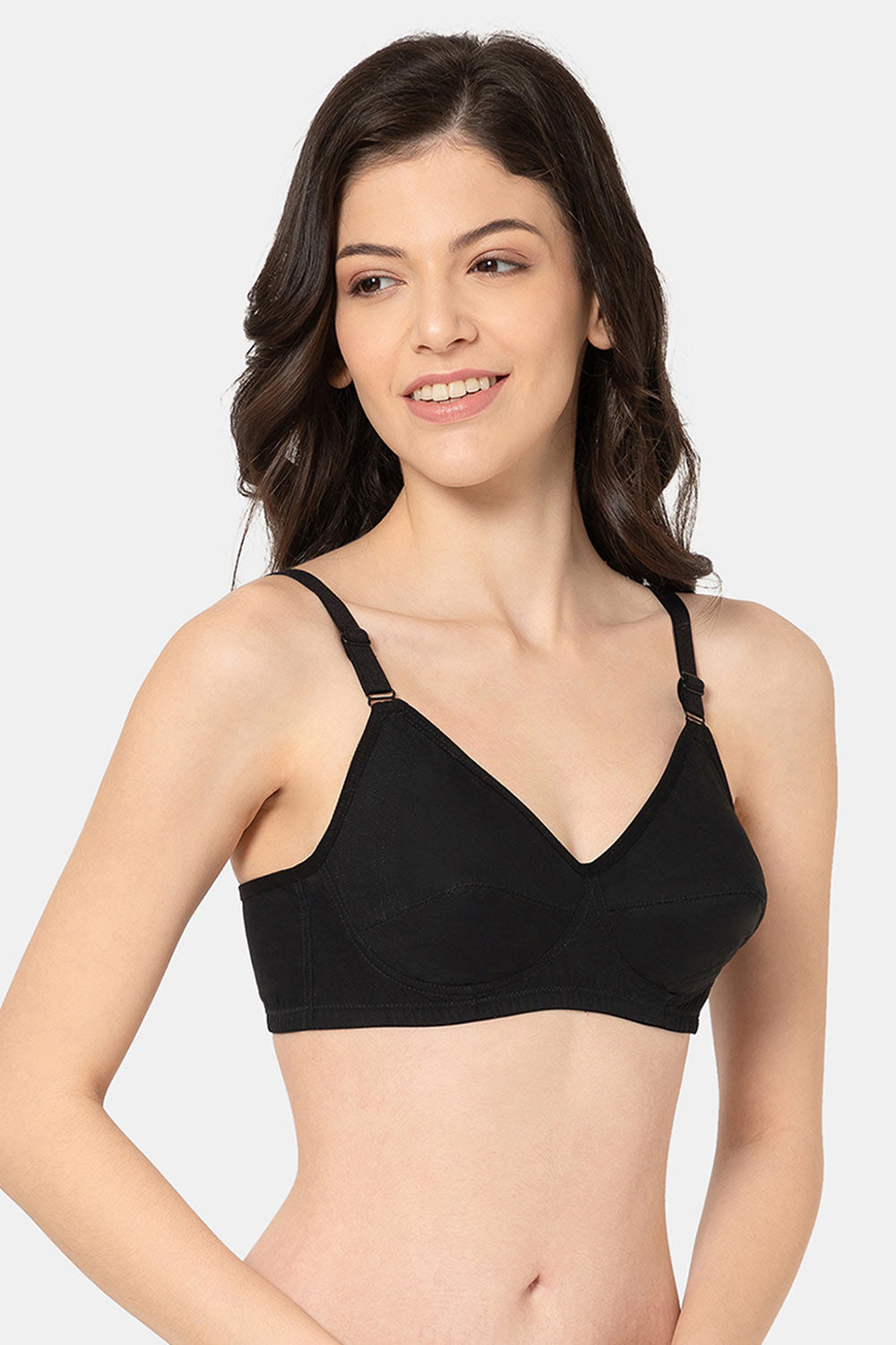Naidu hall Cotton Bra for Women – Non-Wired Full Coverage Everyday Bra for Sarees - ES2W