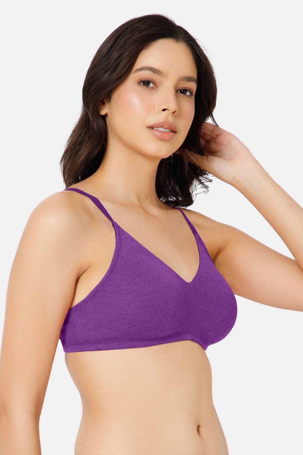 Nora Non-Wired Seamless Everyday T-Shirt Bra with Double-Layered Support - Naidu Hall Family Store