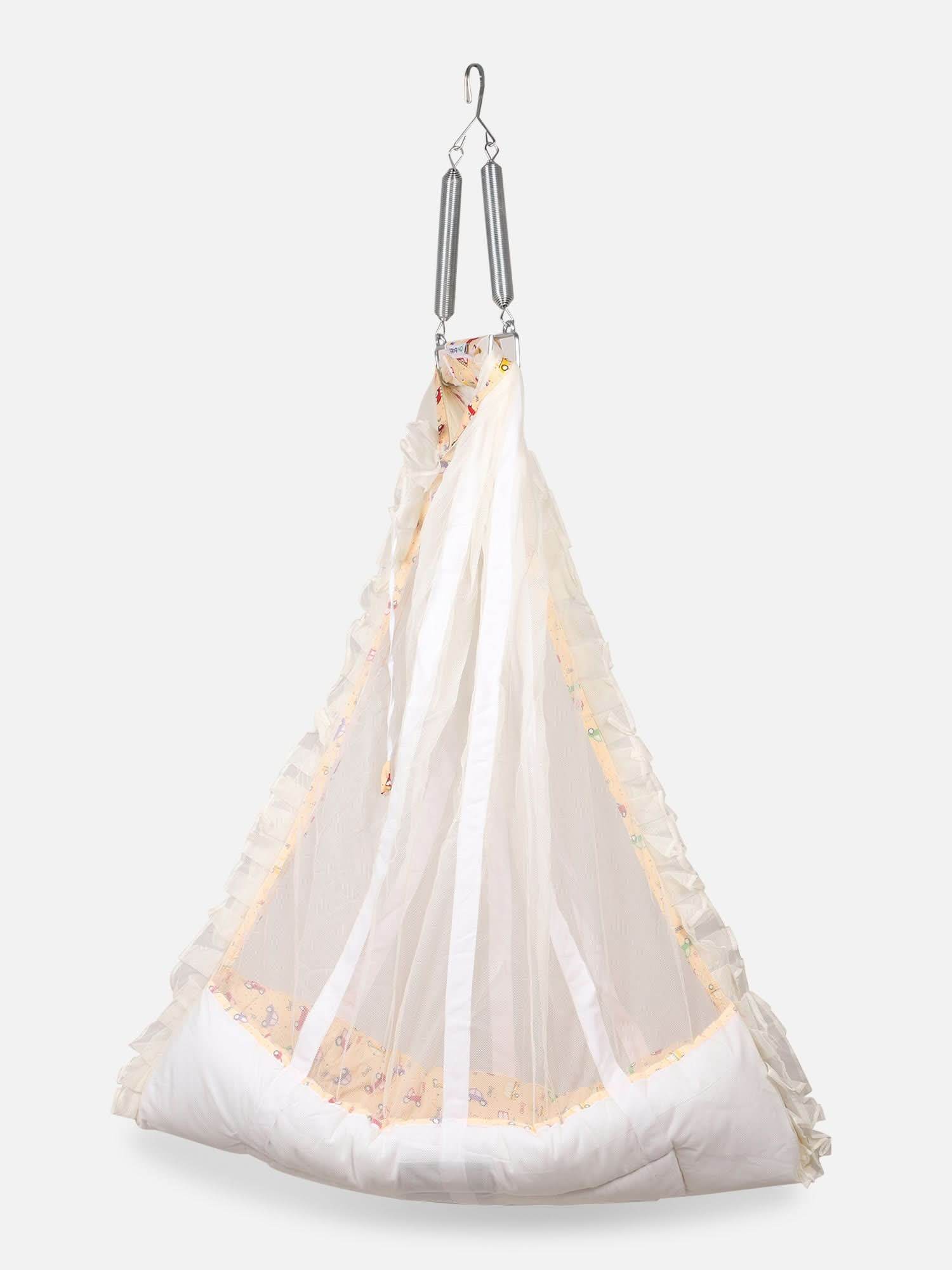 Oh Baby Printed Thuli Mosquito Bed Cream - Cotton - Naidu Hall Family Store