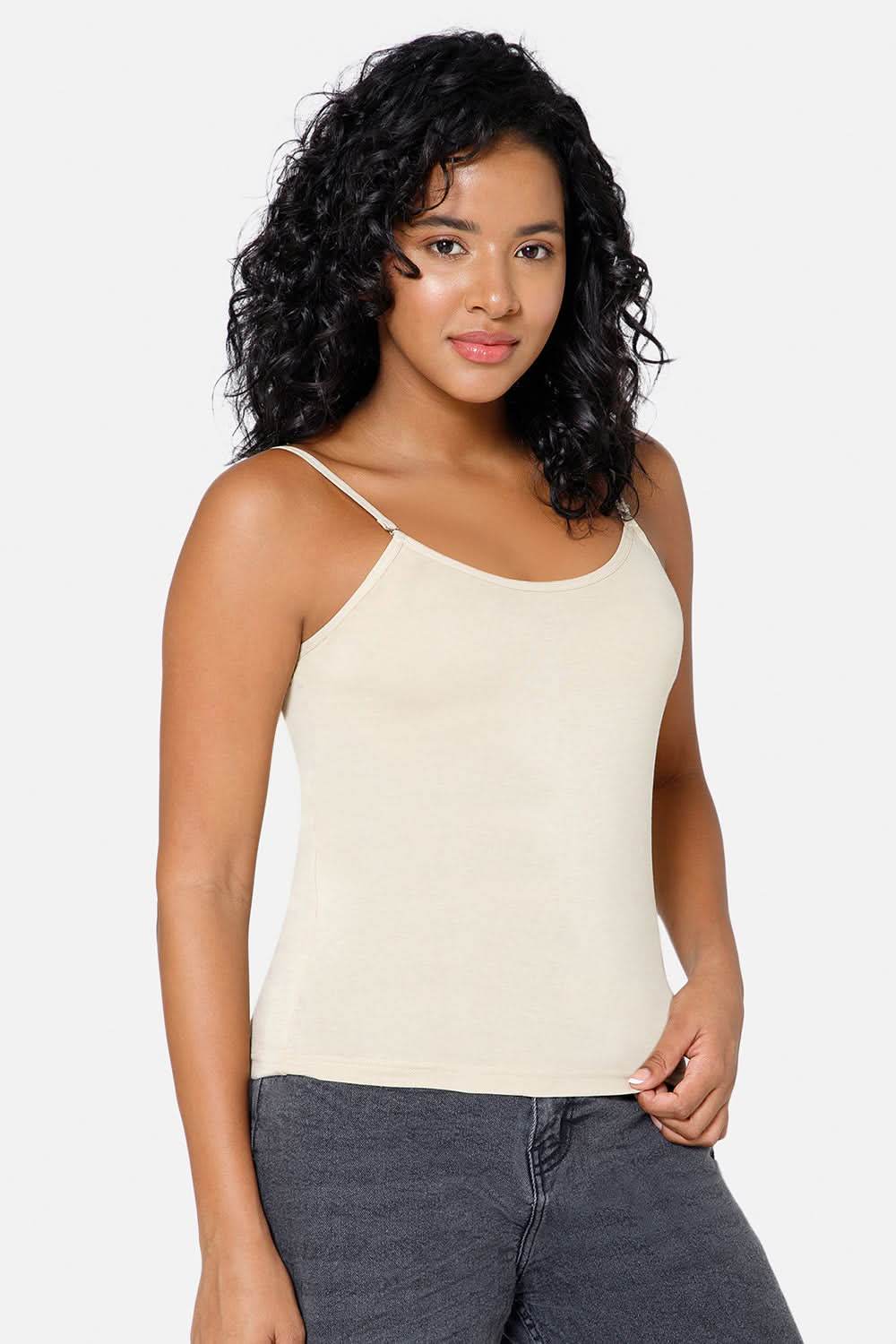 Intimacy Full Coverage Cotton Slip Camisole – IN15 | Non-Wired, Non-Padded & Ultra-Comfortable - Naidu Hall Family Store