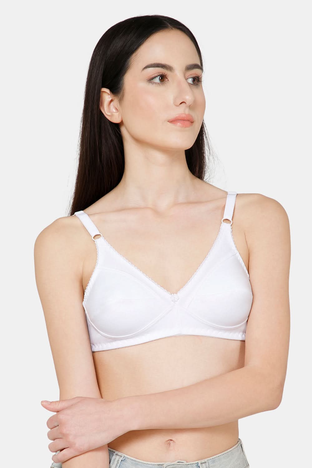 Naidu Hall Charmi Cotton Blend High-Coverage Non-Wired Saree and Salwar Bra with Adjustable Straps