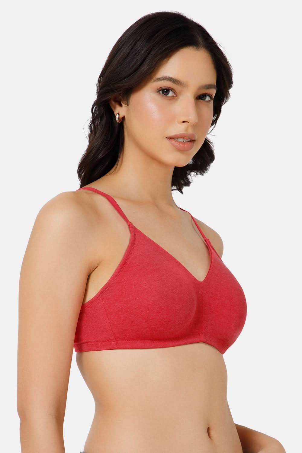 Nora Non-Wired Seamless Everyday T-Shirt Bra with Double-Layered Support - Naidu Hall Family Store