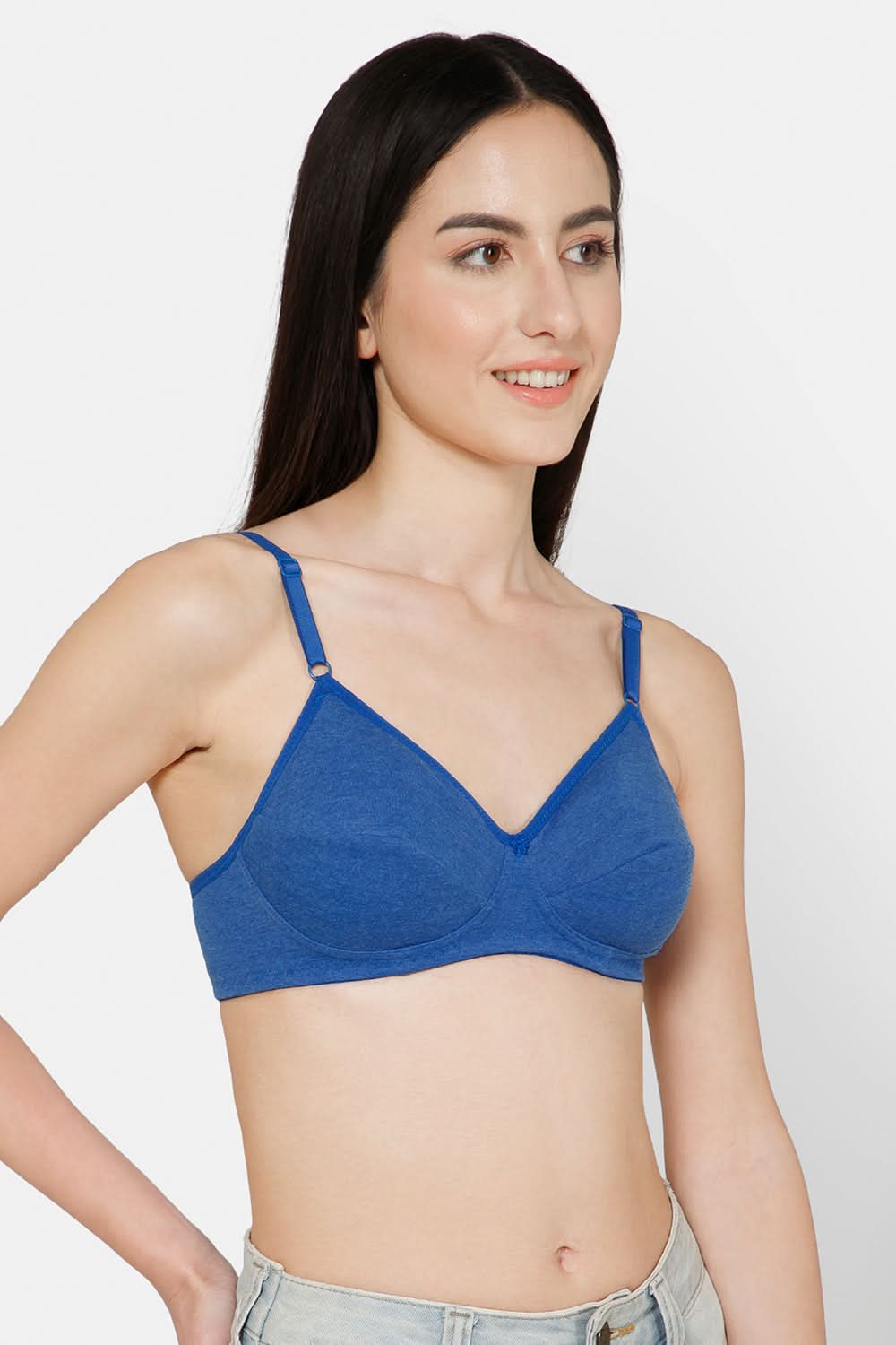 Blue Colour Everyday Saree and Salwar Bra – Glori by INaidu Hall, Non-Wired, Non-Padded, Comfortable Fit for Daily Use