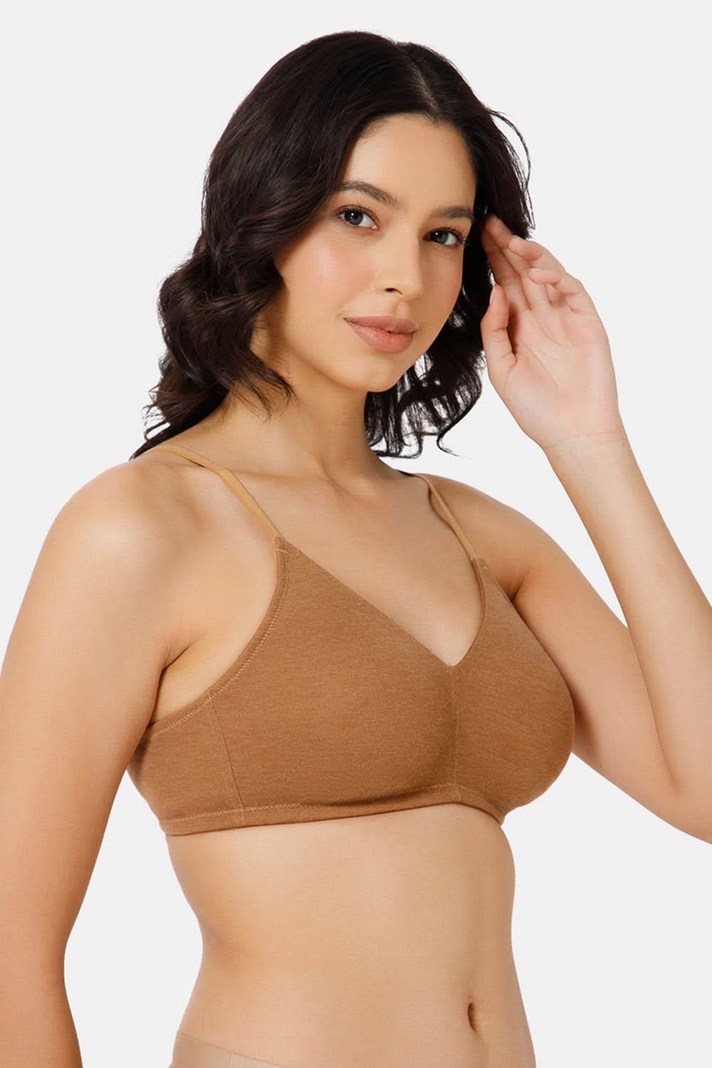 Nora Non-Wired Seamless Everyday T-Shirt Bra with Double-Layered Support - Naidu Hall Family Store