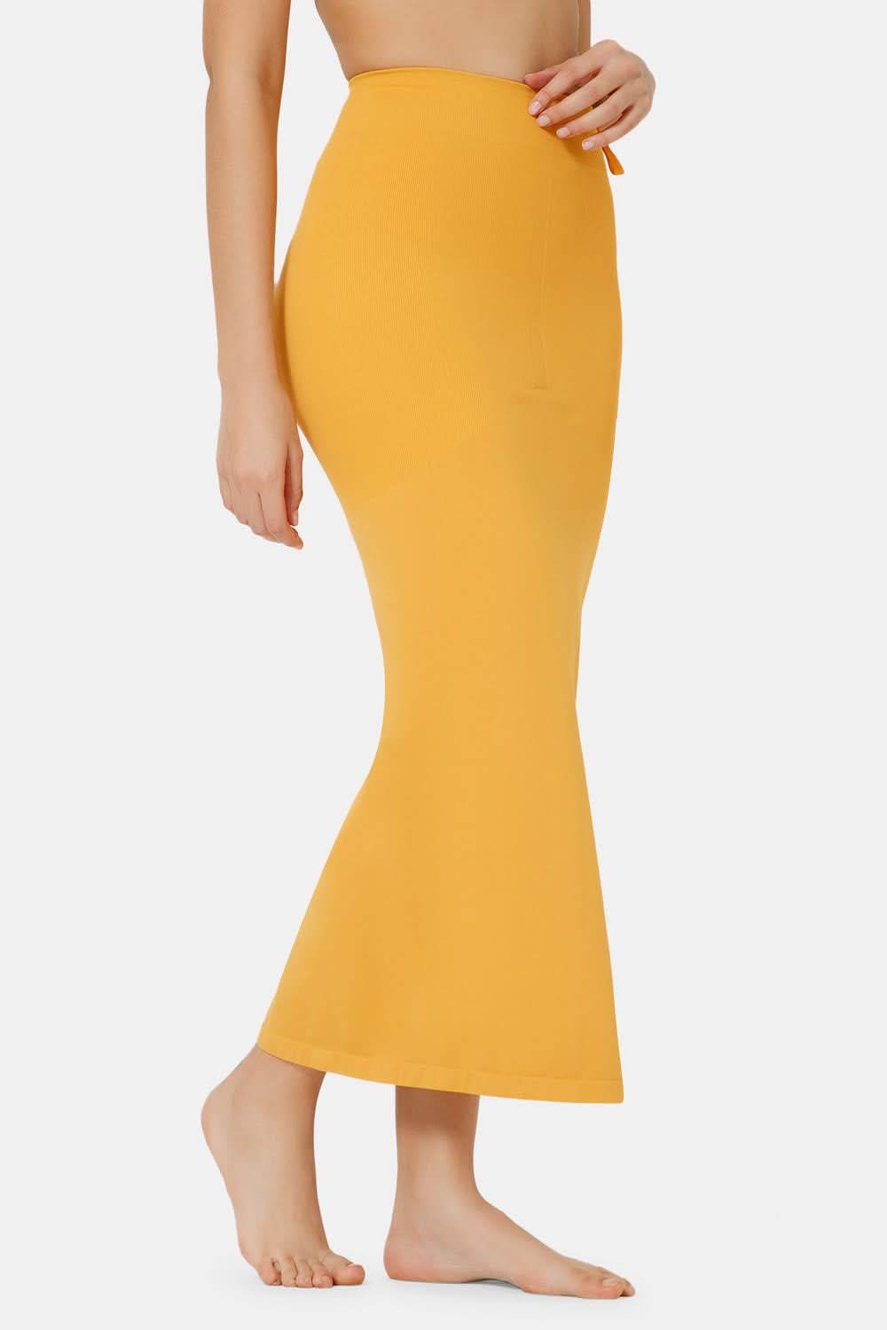 Intimacy Seamless Sweat Absorbent Mermaid Saree Shapewear - Mustard - SW02 - Naidu Hall Family Store