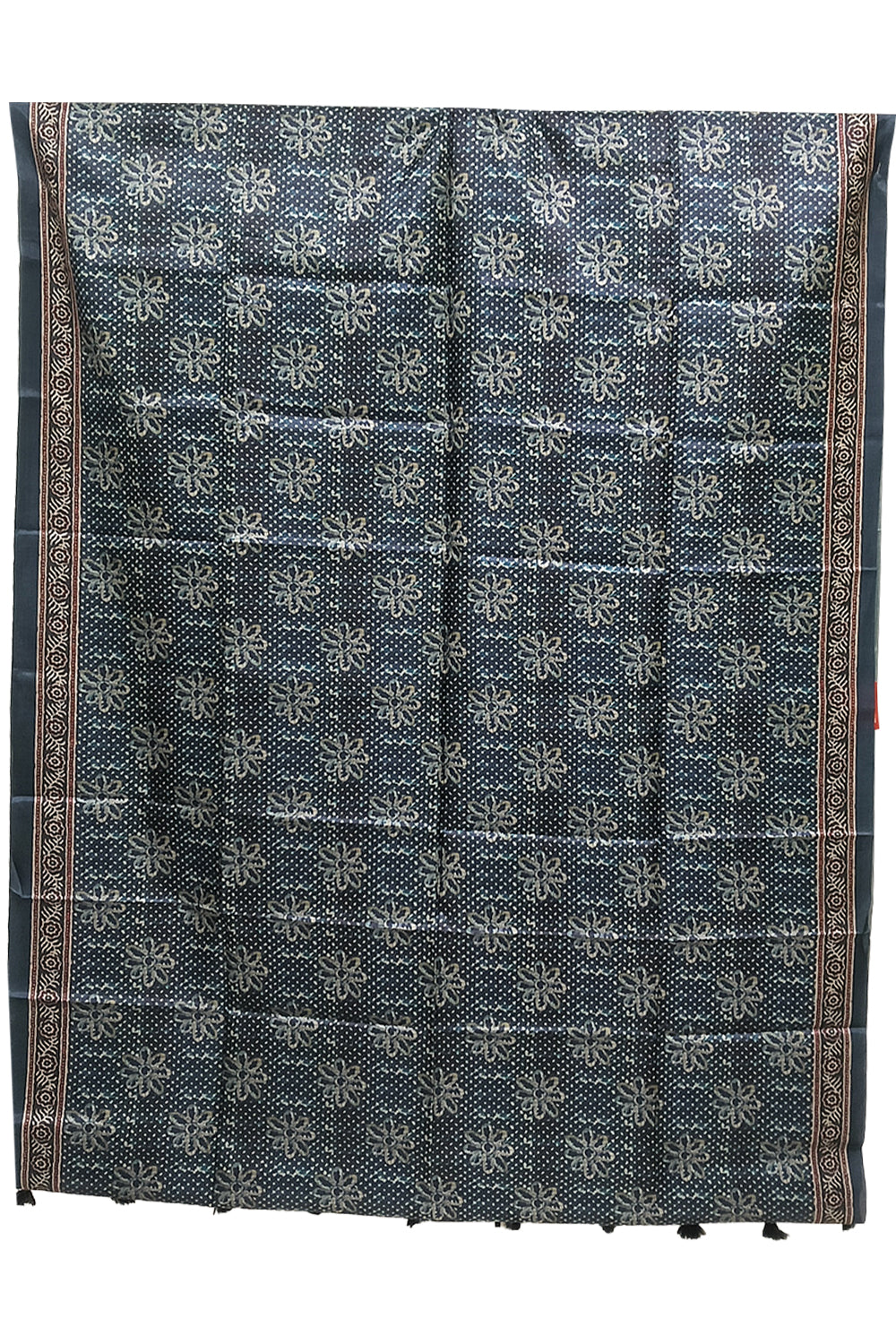 Women's Art Silk Tussar Silk Printed Saree with Blouse | Designer Ethnic Saree for Women | Festive, Wedding & Traditional Wear - Blue - 4338